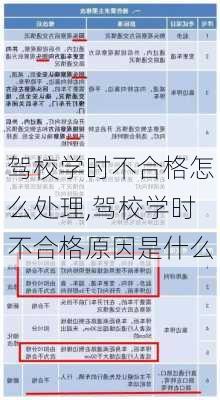 驾校学时不合格怎么处理,驾校学时不合格原因是什么