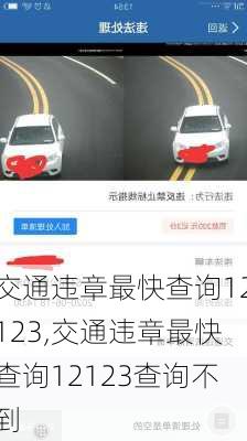 交通违章最快查询12123,交通违章最快查询12123查询不到