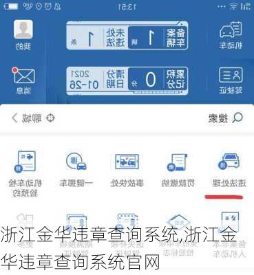 浙江金华违章查询系统,浙江金华违章查询系统官网