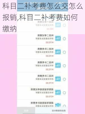 科目二补考费怎么交怎么报销,科目二补考费如何缴纳