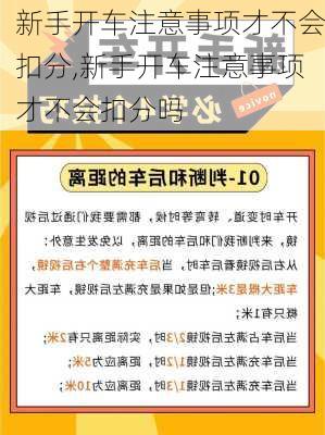 新手开车注意事项才不会扣分,新手开车注意事项才不会扣分吗