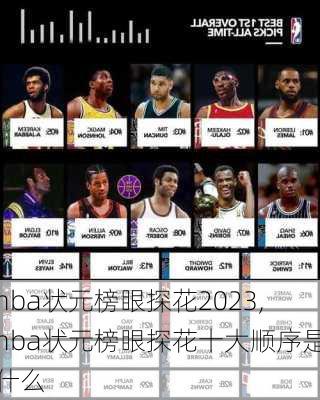 nba状元榜眼探花2023,nba状元榜眼探花十大顺序是什么