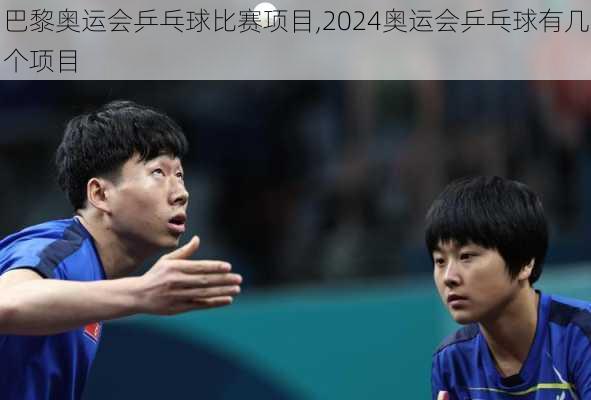 巴黎奥运会乒乓球比赛项目,2024奥运会乒乓球有几个项目