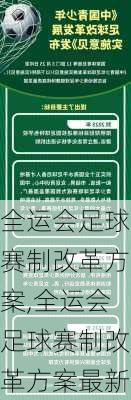 全运会足球赛制改革方案,全运会足球赛制改革方案最新