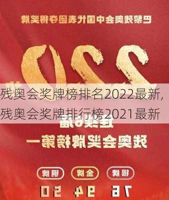 残奥会奖牌榜排名2022最新,残奥会奖牌排行榜2021最新