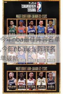 今年nba最佳阵容名单,今年nba最佳阵容名单最新