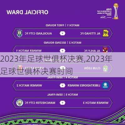 2023年足球世俱杯决赛,2023年足球世俱杯决赛时间